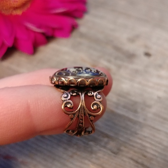 🚫not for sale🚫Floral Filigree Ring - Picture 3 of 8